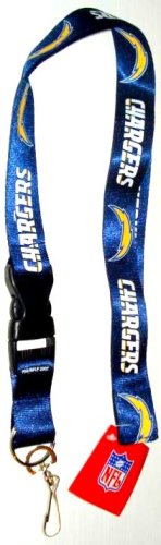 SAN DIEGO CHARGERS BREAKAWAY VELCRO NYLON LANYARD