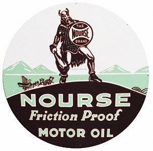 Buy Signpast Reproduction Vintage Sign, NOURSE OIL