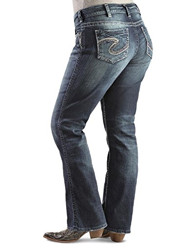 Silver Jeans Juniors Plus-Size Suki Mid Rise Slim Bootcut Jean