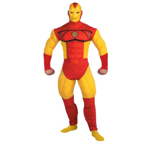 Adults' Iron Man Muscle Costume