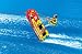 The Grandstand 1 towable ski boat tube from SportsStuff is a one person water ski tube where the rider stands up on the ski towable instead of sitting down for a water ski experience on a boat tube.
