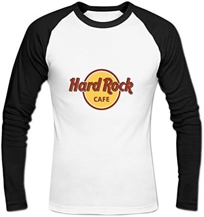 ZIYOUS Printed Hard Rock Cafe Baseball Top Shirt For Men XXL White