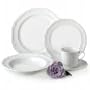 Mikasa Antique White 45-Piece Dinnerware Set, Service for 8