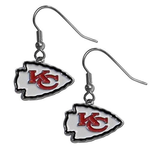 NFL Kansas City Chiefs Women's Chrome Dangle Earrings