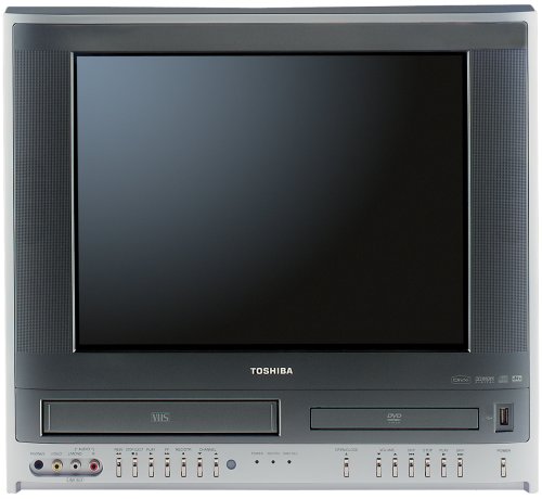 Toshiba MW14F52 14-Inch Pure Flat CRT TV with VCR and DVD Player