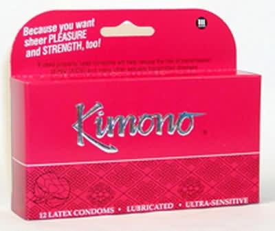 Kimono Condoms - Regular, 12 pack