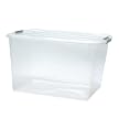 Iris Buckle Up Boxes Clear (60 qt.) (Set of 6)