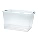 Kitchen & Housewares : Iris Buckle Up Boxes- Clear (60 qt.) (Set of 6)