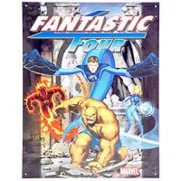 Fantastic Four Marvel Comic Metal Sign