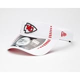 NFL Unisex Adult Kansas City Chiefs Training Camp Visor (White, One Size Fits All)