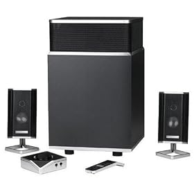 Altec Lansing FX4021 - Elegant 2.1 speakers with isobaric sub-woofer and remote control