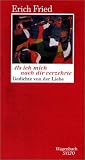 Produkt-Bild: Als ich mich nach dir verzehrte. Zweiundsiebzig Gedichte von der Liebe. (Wagenbach SALTO)