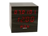 Karlsson KA4821 Wecker Cube LED schwarz