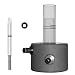 Precision Glassblowing PG275-08 High Flow Ceramic Base Organics Torch with 1mm Injector, Replacement for TJA 61E, Iris and Intrepid Radial