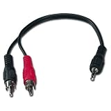 RCA Heavy Duty 3.5mm to Stereo Y-Adapter
