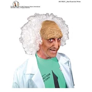 Mad Scientist Wig White