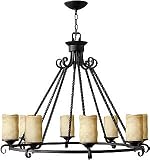 Casa 8 Light Candle Chandelier in Olde Black
