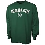 Colorado State Rams Green Arch Logo Long Sleeve T-shirt at Football Fanatics