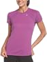 ASICS Women's Favorite Short Sleeve Running Top,Violet,Medium