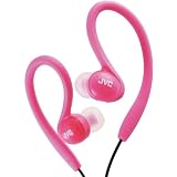 JVC HAEBX85P Inner Ear Sports Clip Headphone (Pink)