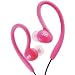 JVC HAEBX85P Inner Ear Sports Clip Headphone (Pink)