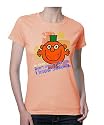 Mr. Men Little Miss - Mr. Clever I Know Sudoku - Salmon Womens Basic Cotton Tee