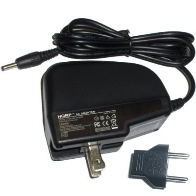 HQRP Wall AC Power Adapter for Canon FS20 FS21 FS22 FS200 (Silver/Red/Blue) Camcorder - (incl. USA Plug & Euro Adapter)
