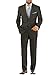 Salvatore Exte Men's Modern Two Button 2 piece Suit Jacket with Pant Striped