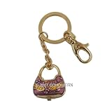 Handbag Trinket Box Purse Charm Keyring Purple