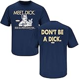 Pittsburgh Panthers Fans. Don't Be A Dick Navy T Shirt (Sm-5X)