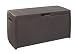 Keter 17186293 Kissenbox Rattan Style Storage Box, Kunststoff, braun