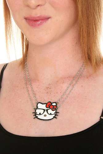 Hello Kitty Nerd Glasses Necklace 2 Pack