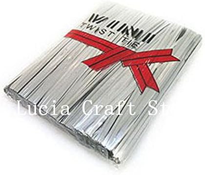 5*100pcs 0.4mm*8cm Twist Ties Packaging Rope Wire Belt For Food Bread Gift Cookies Bakery Bags Seals Packing