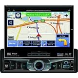 DUAL XDVDN9131 7 IN-DASH NAVIGATION TOUCHSCREEN MONITOR WITH DVD & BLUETOOTH