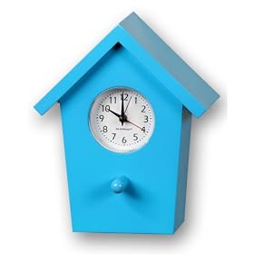Headsup Design The Birdhouse Tweeting Alarm Clock, Blue �6.90