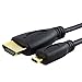 C&E CNE17851 Micro HDMI to HDMI Cable 6 feet Motorola Droid X HTC EVO 4G