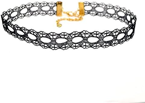 SOHO Black Lace Choker Necklace For Women and Girls