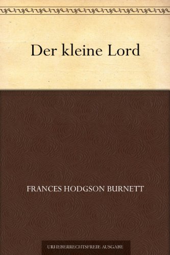 Buch - Cover Der kleine Lord - Frances Hodgson Burnett - 