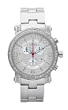 Aqua Master Men's Power One-Row Diamond Watch with Diamond-Cut Dial, 2.60 ctw