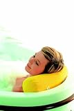 Nackenrolle, Nackenkissen 1 Stueck fuer die Badewanne, das Bett, Sofa, auch am Strand, aufblasbar, mit abnehmbaren Baumwollbezug