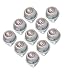 2 Holes Flange Ball Transfer Unit pack of 10 Mounted Bearings