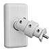 Pinpoint Mounts AM24-White Universal Wall Mount for Home Theater Speaker
