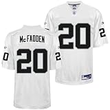 Reebok Oakland Raiders Darren McFadden Replica White Jersey