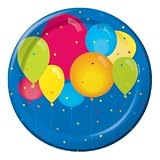 Balloon Bash - Birthday Party Lunch Plates (8 pcs)