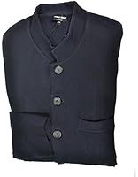 Giorgio Armani Black Label Men's Cardigan Sweater Black