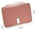 iSuperb® Travel Wallet Card Holder Organizer Waterproof Roomy Passport Case Document Bag with Hand Strap (Pink)