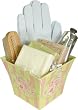 Lavender Scent Manicure Spa Luxury Gift Basket with French Shea Butter Products