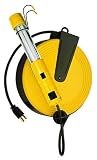Bayco SL825 13-Watt Fluorescent Work Light with 40-Foot Cord Reel