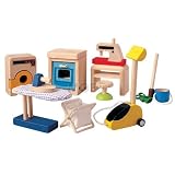 Review Plan Toys  / Plan Toys 9410: Household Accessories (Wooden Dollhouse Furniture)
