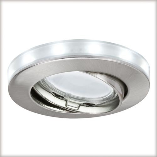 Paulmann 98886 Star EBL Set schwenkb m.LED Sternenring 3x11W 230V GU10/1,5W 12V Eisen geb&uuml;rstet